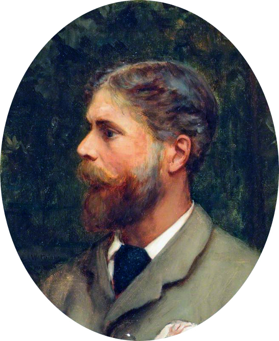 Self portrait 
*oil on canvas, 
*34.5 x 29.7 cm 
*1890