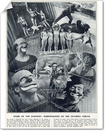 Bertram W. Mills Circus at Olympia, London 1928